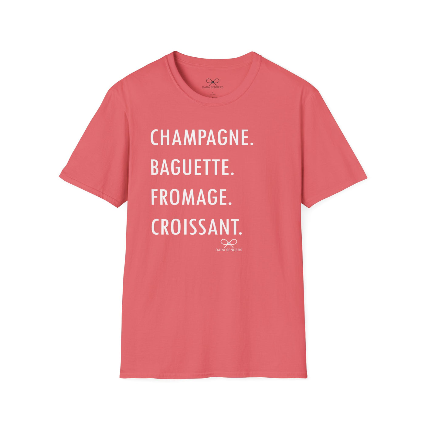 GOURMET LOVE (Champagne, Baguette, Fromage, Croissant) Tshirt