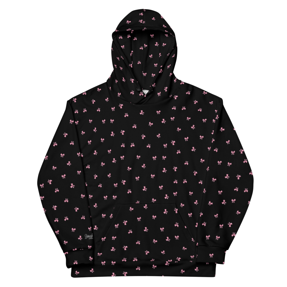 PETIT BOW HOODIE • BLACK