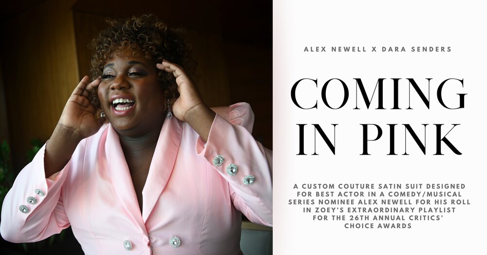 Designing for Alex Newell - Critics Choice Awards 2021