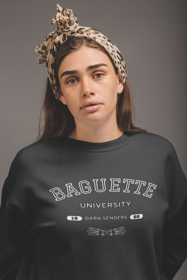 BAGUETTE UNIVERSITY SWEATSHIRT