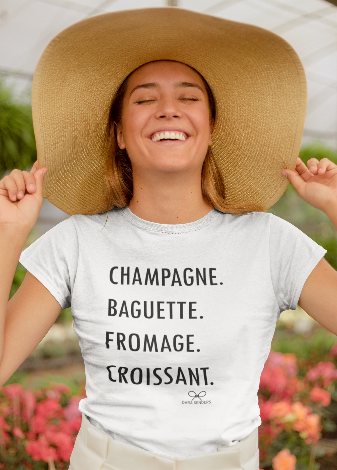 GOURMET LOVE (Champagne, Baguette, Fromage, Croissant) Tshirt