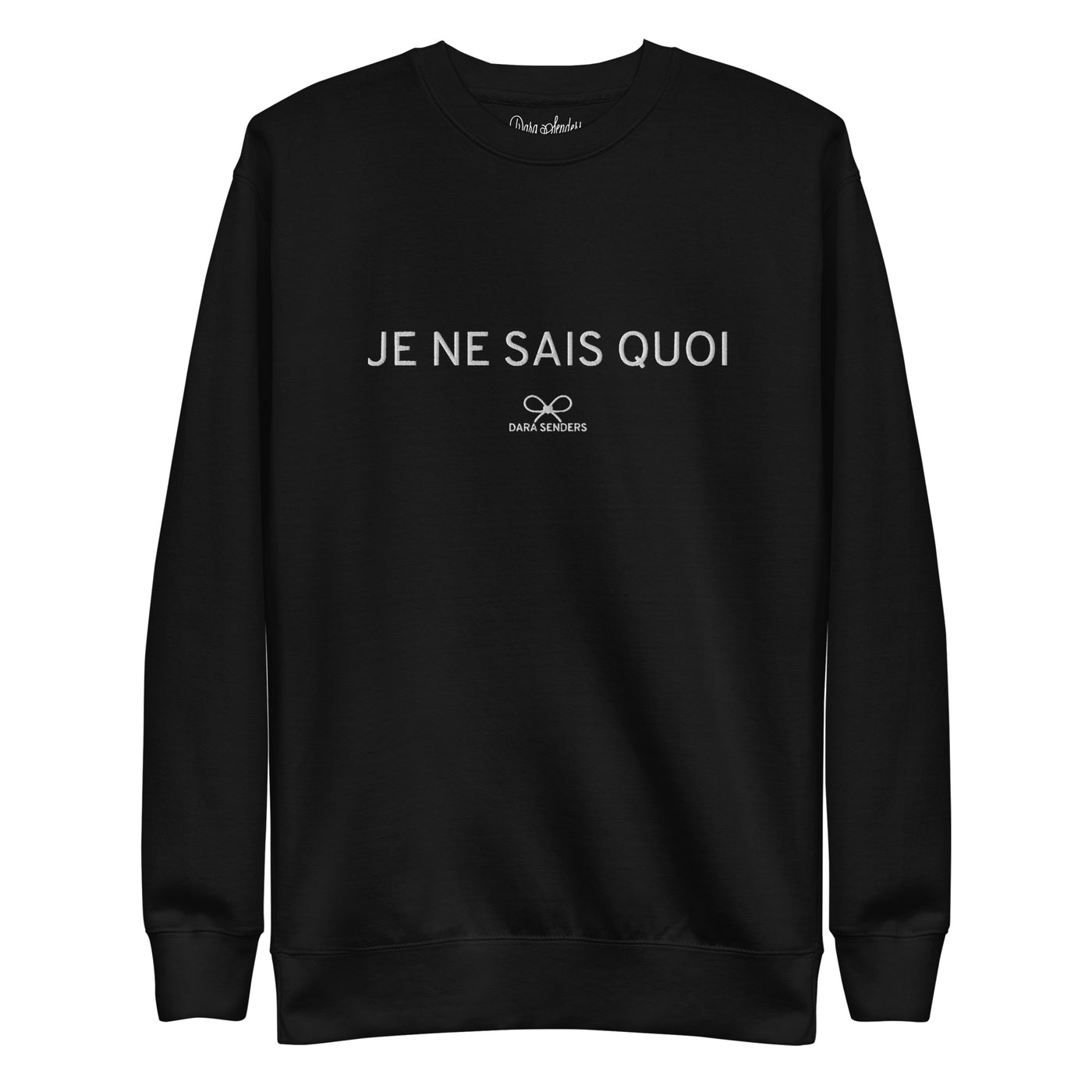 JE NE SAIS QUOI | EMBROIDERED PULLOVER | BLOCKPRINT