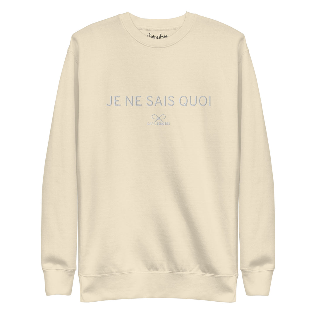 JE NE SAIS QUOI | EMBROIDERED PULLOVER | BLOCKPRINT