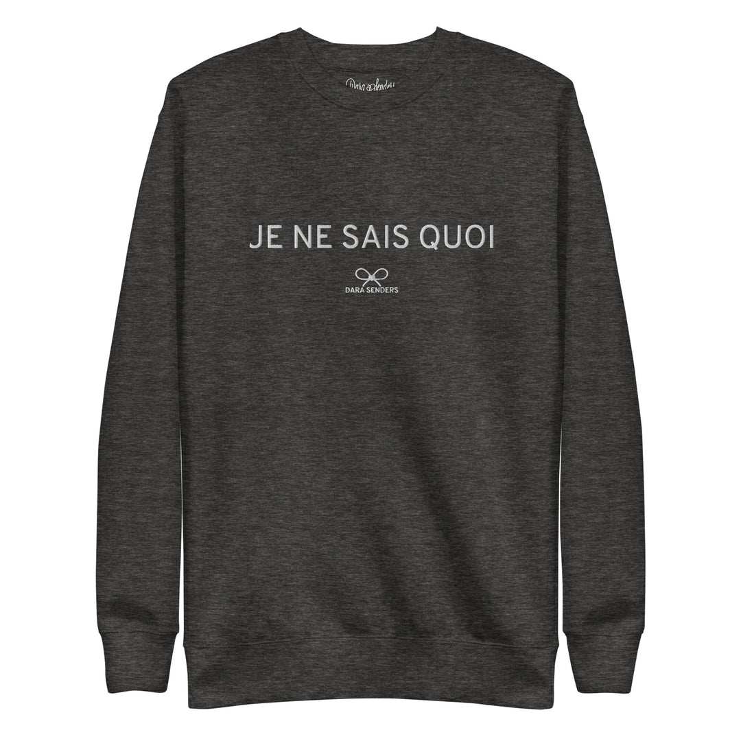 JE NE SAIS QUOI | EMBROIDERED PULLOVER | BLOCKPRINT