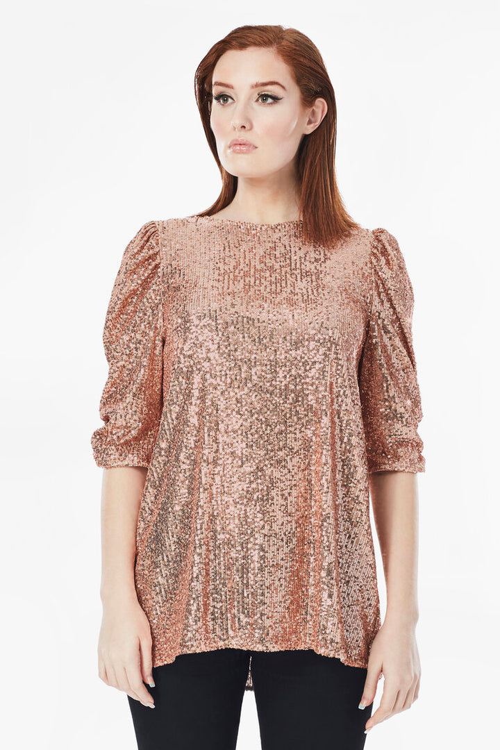 LINDSI SEQUIN BLOUSE