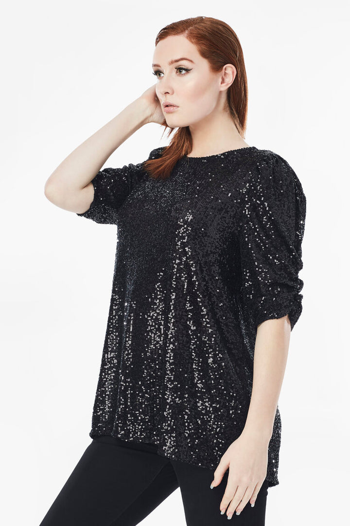 LINDSI SEQUIN BLOUSE