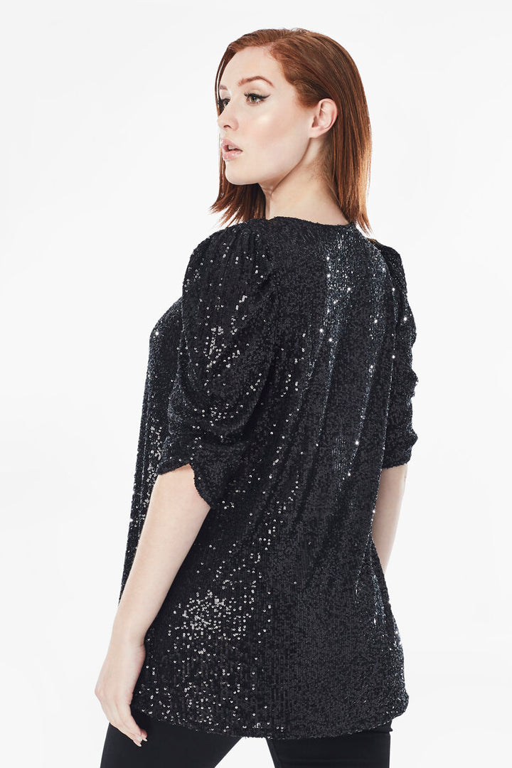 LINDSI SEQUIN BLOUSE