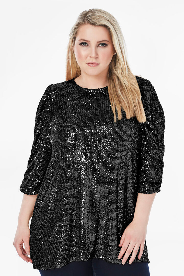 LINDSI SEQUIN BLOUSE