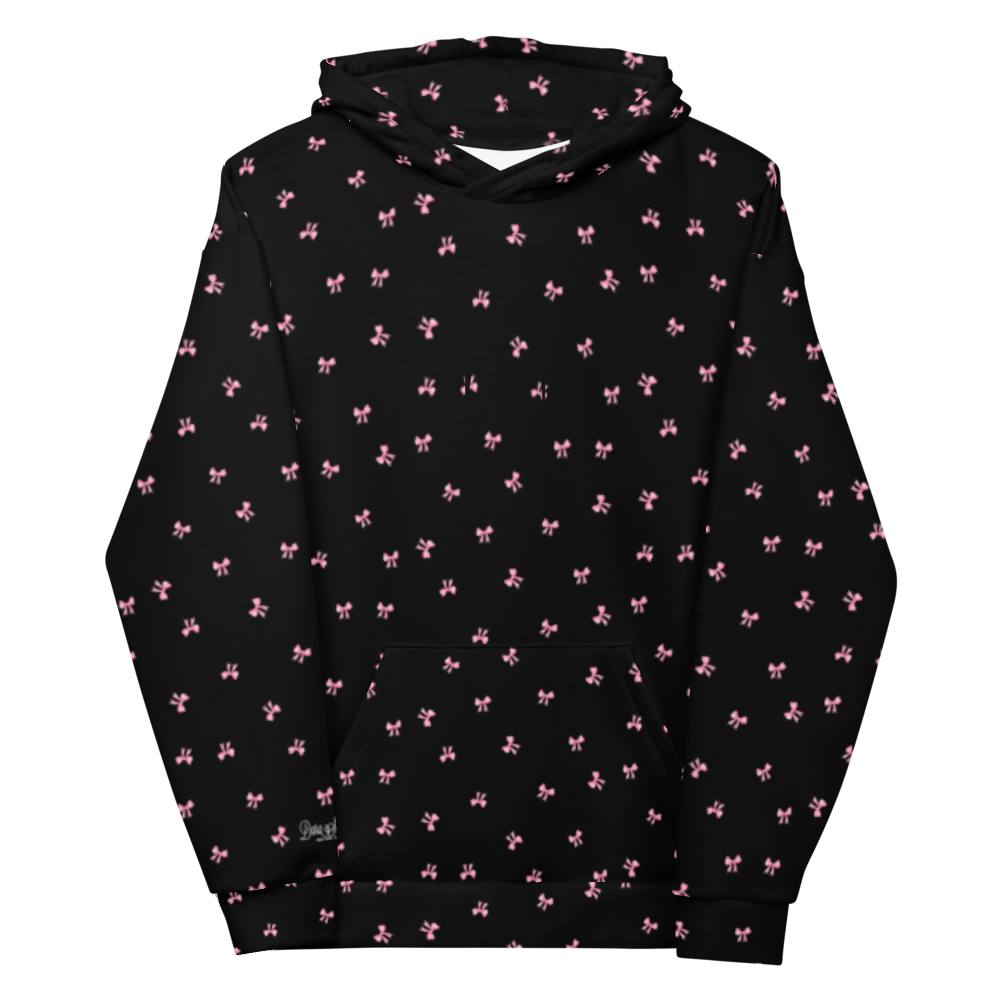 PETIT BOW HOODIE • BLACK