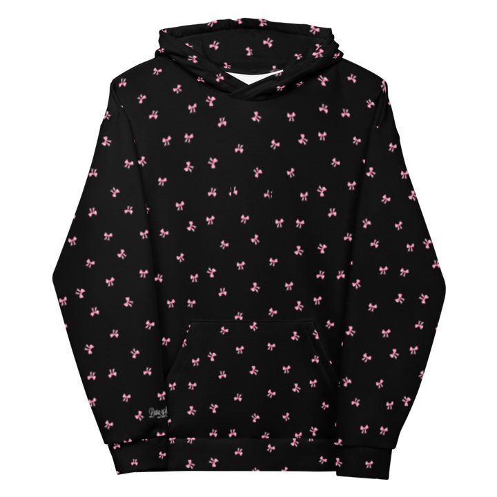 PETIT BOW HOODIE • BLACK