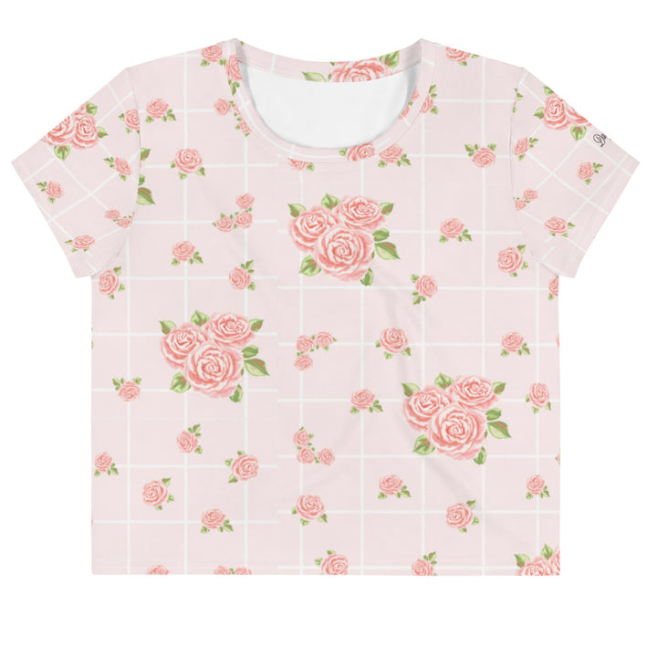 LA VIE ROSE CROP T-SHIRT