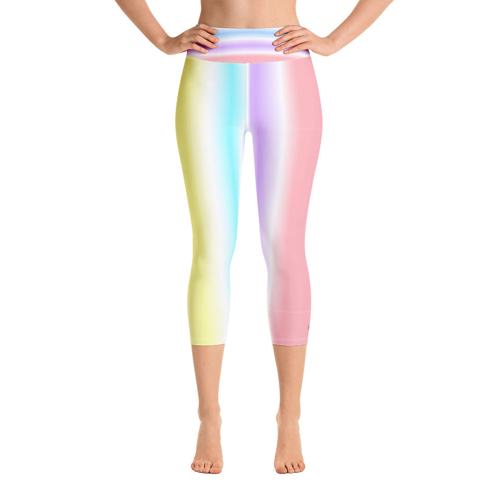 BONBON STRIPE CAPRI LEGGINGS