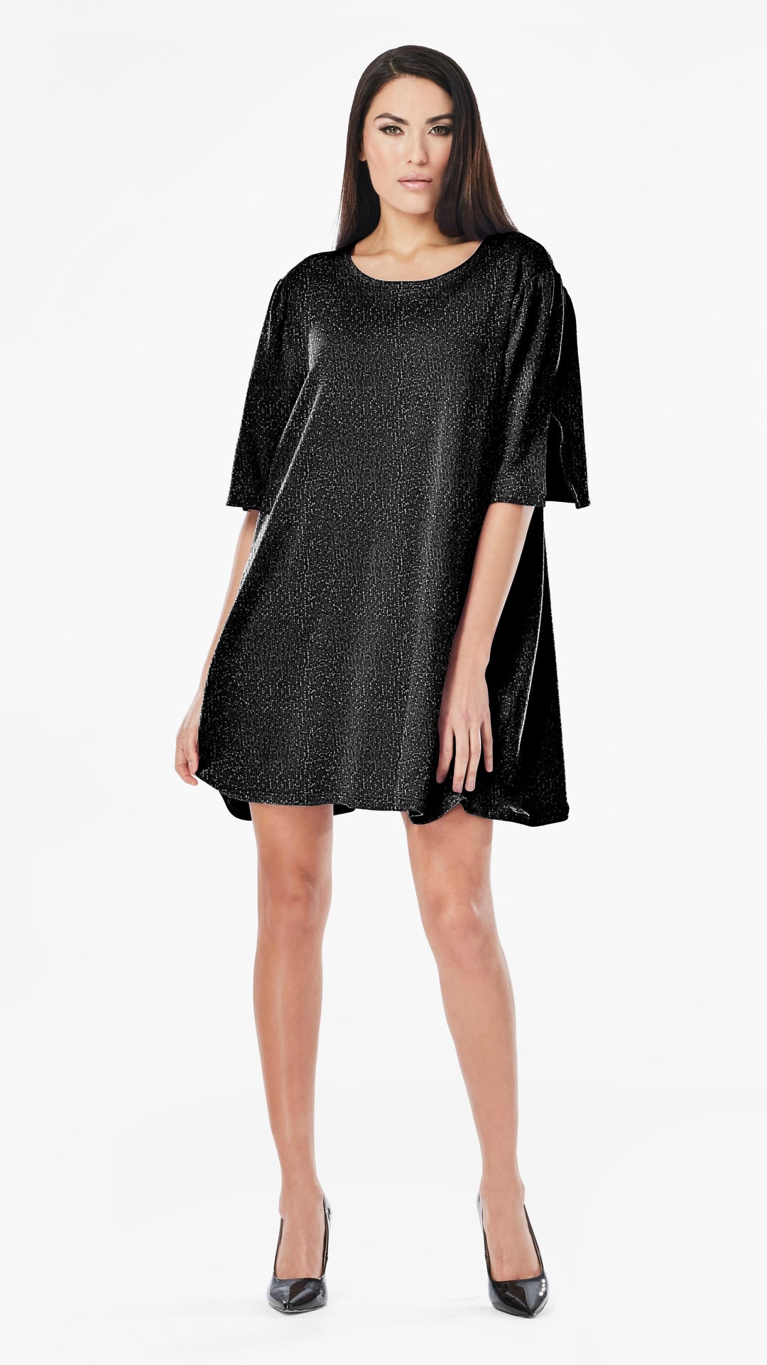 ANNIE SEQUIN T-SHIRT DRESS