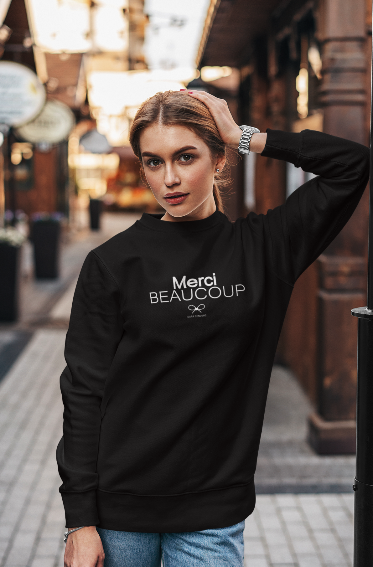 MERCI BEAUCOUP • EMBROIDERED PULLOVER