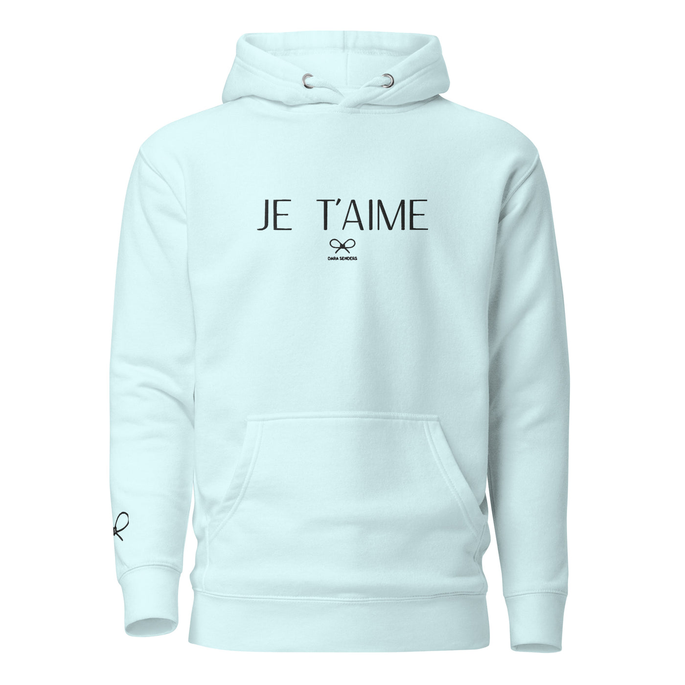 JE T'AIME • EMBROIDERED HOODIE