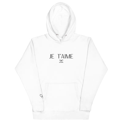 JE T'AIME • EMBROIDERED HOODIE
