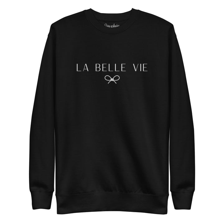 LA BELLE VIE SWEATSHIRT • EMBROIDERED PULLOVER