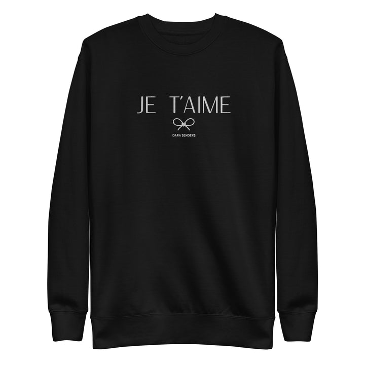 JE T'AIME • EMBROIDERED PULLOVER