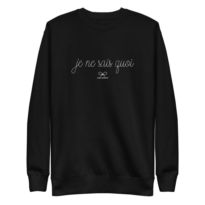 JE NE SAIS QUOI • EMBROIDERED PULLOVER