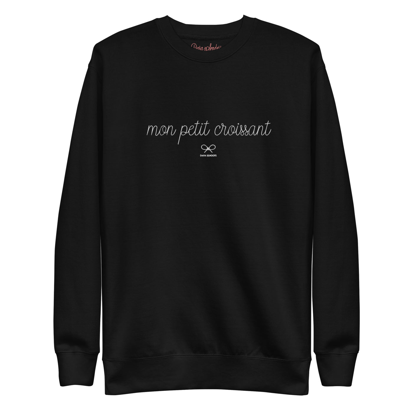 MON PETIT CROISSANT • EMBROIDERED PULLOVER