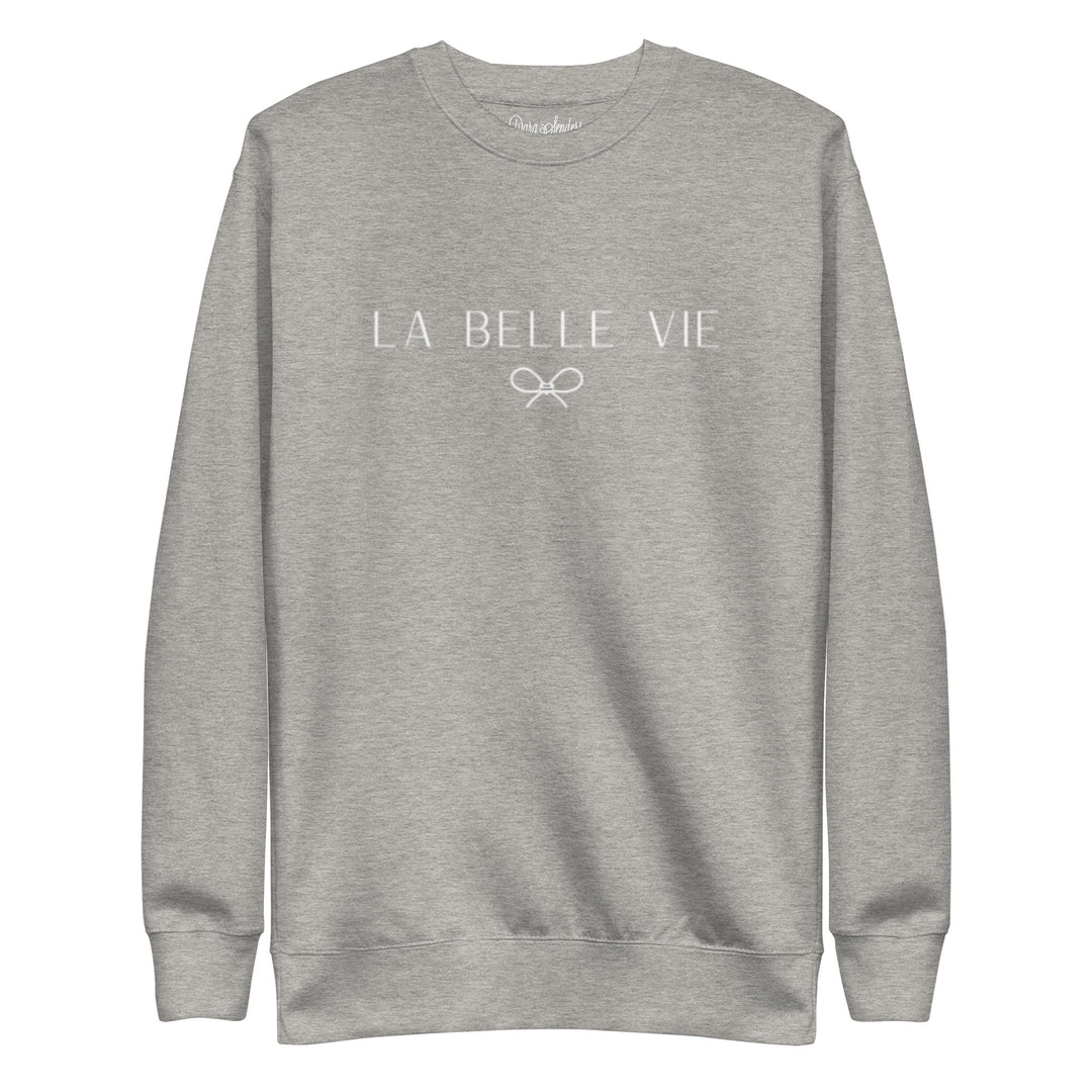 LA BELLE VIE SWEATSHIRT • EMBROIDERED PULLOVER