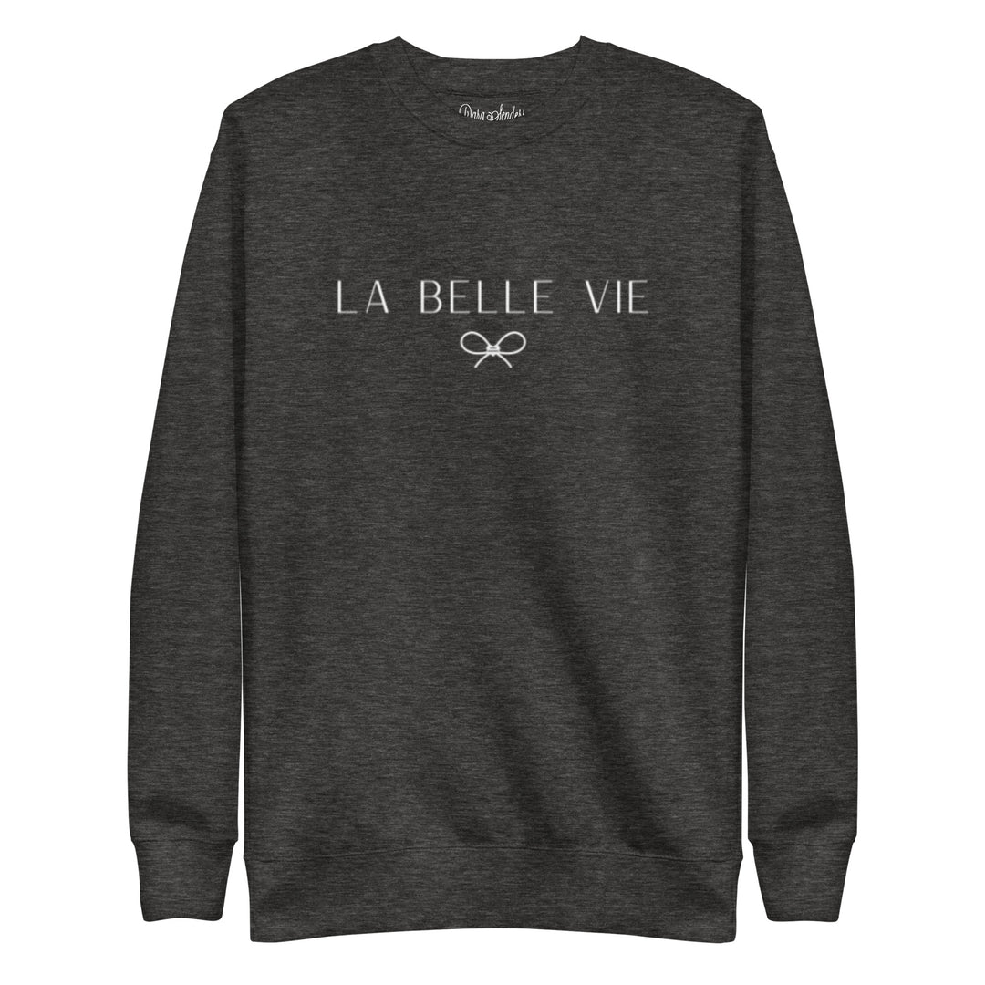 LA BELLE VIE SWEATSHIRT • EMBROIDERED PULLOVER