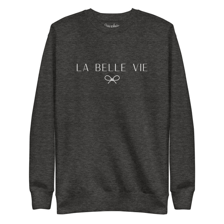 LA BELLE VIE SWEATSHIRT • EMBROIDERED PULLOVER