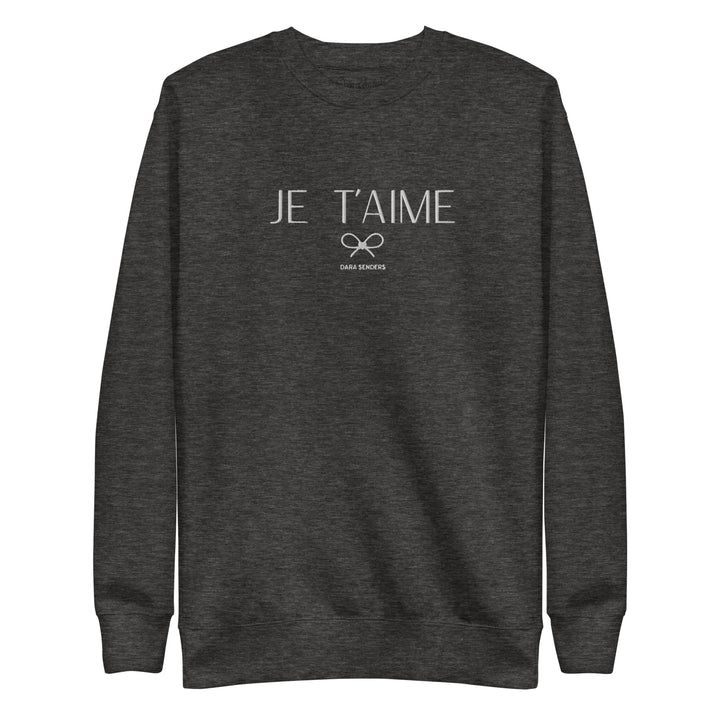 JE T'AIME • EMBROIDERED PULLOVER