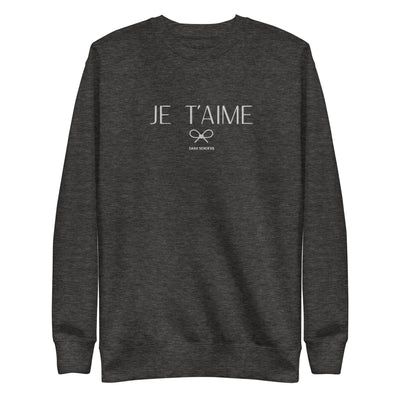 JE T'AIME • EMBROIDERED PULLOVER
