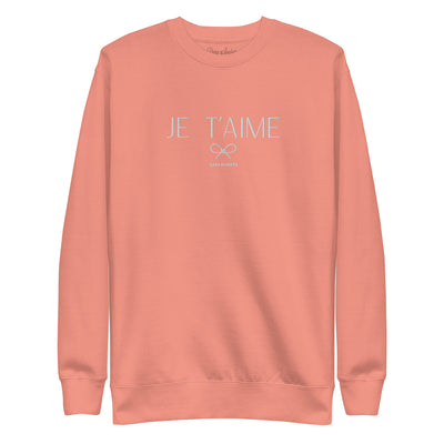 JE T'AIME • EMBROIDERED PULLOVER