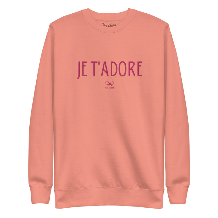 JE T'ADORE • EMBROIDERED PULLOVER