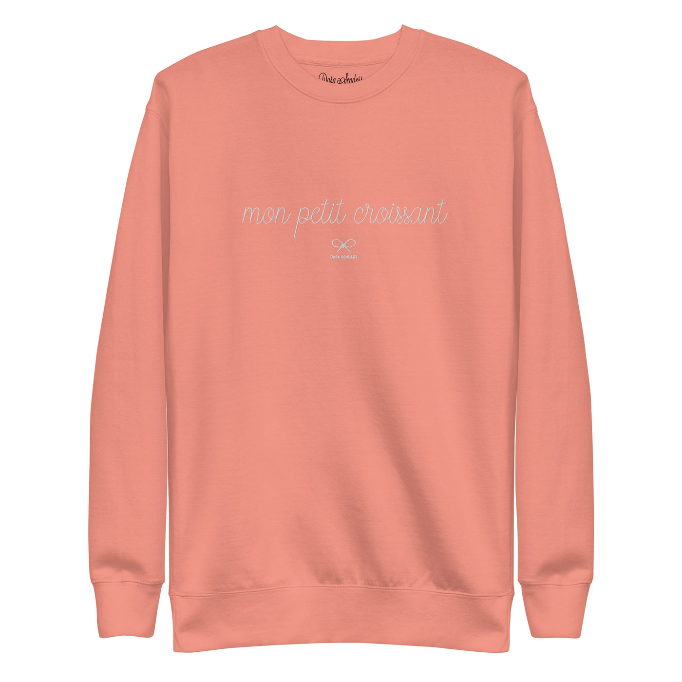 MON PETIT CROISSANT • EMBROIDERED PULLOVER