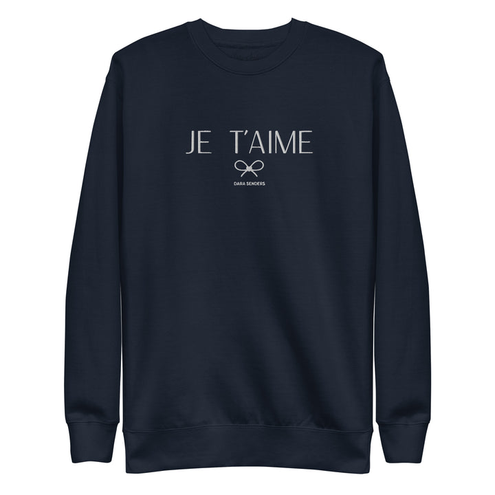 JE T'AIME • EMBROIDERED PULLOVER