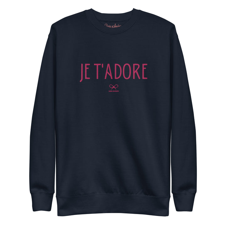 JE T'ADORE • EMBROIDERED PULLOVER